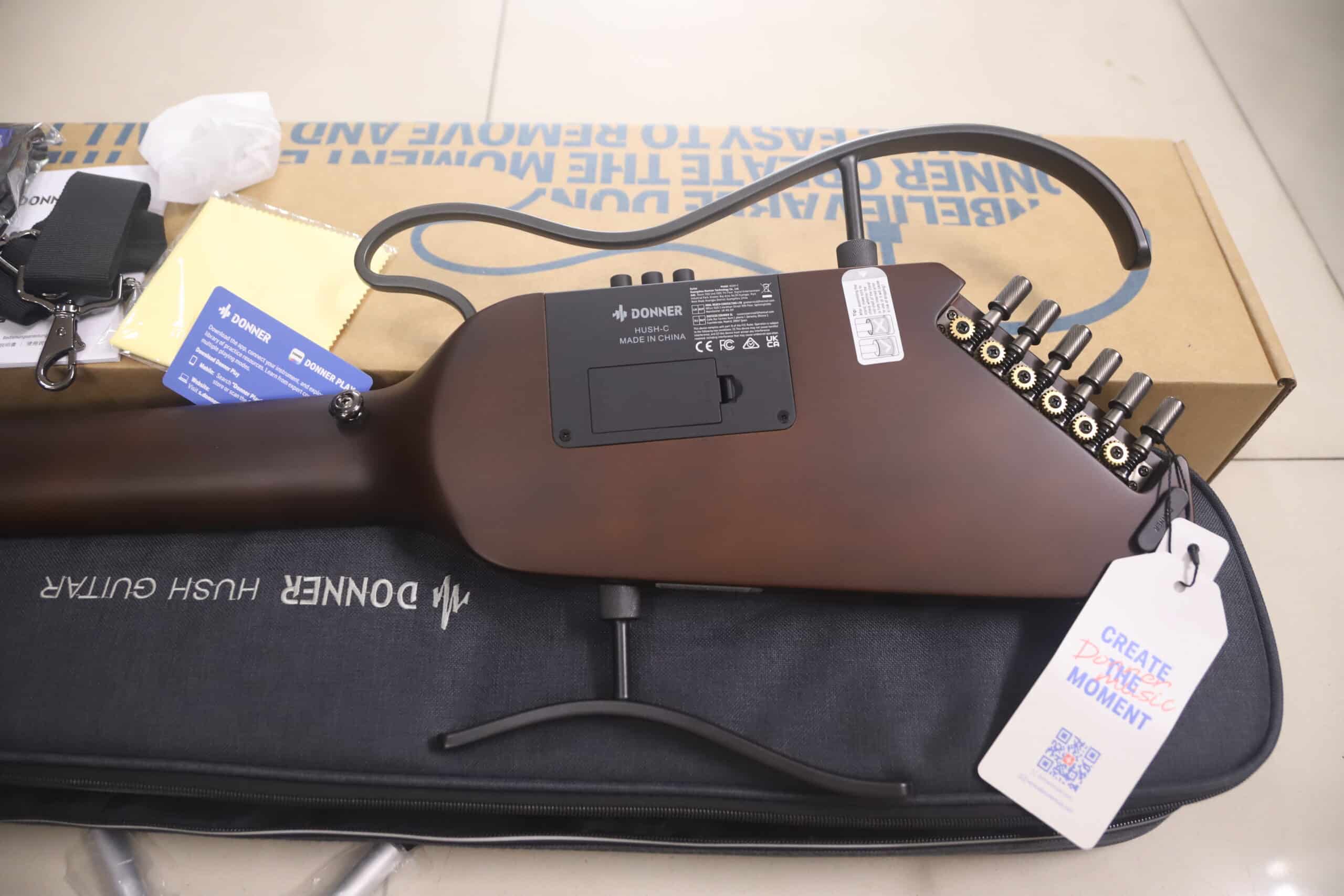 DONNER HUSH-C SUNBURST EC7251 donner hush c sunburst ec7251 5