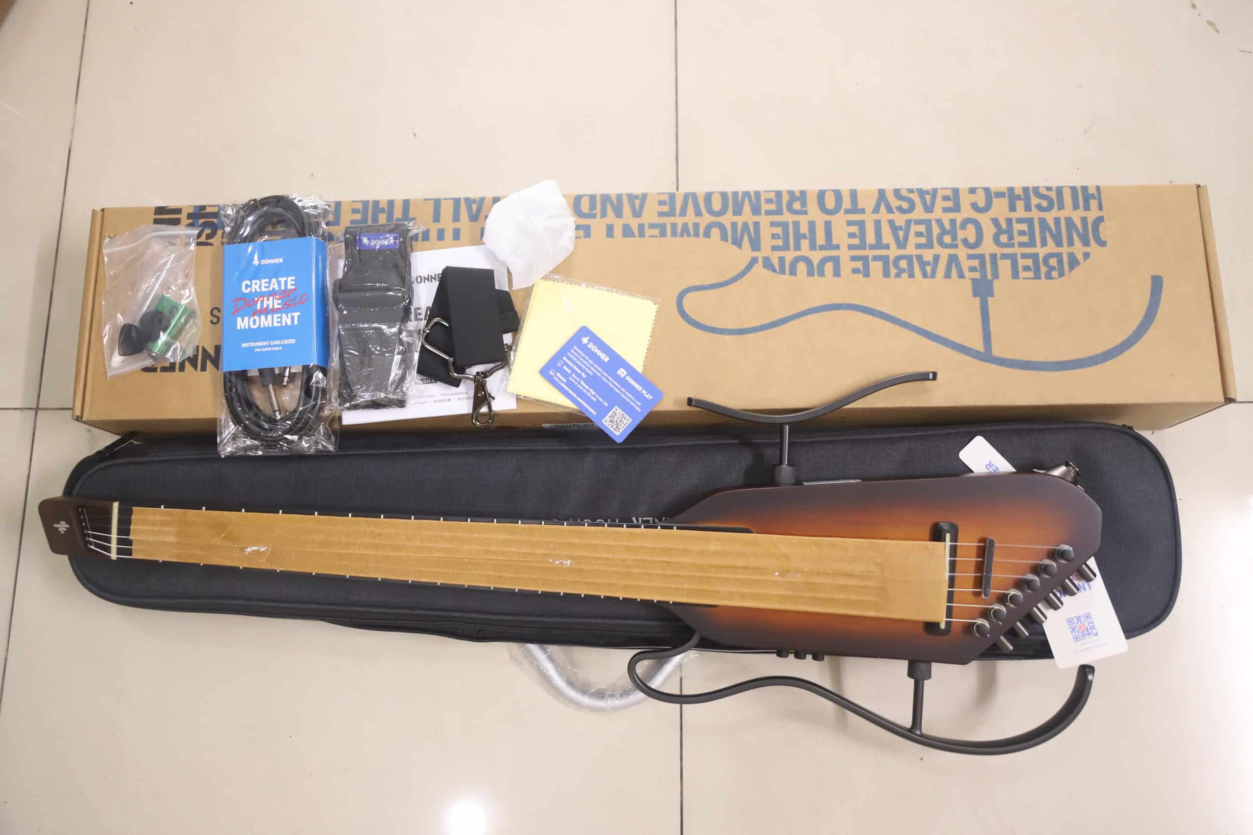 DONNER HUSH-C SUNBURST EC7251 donner hush c sunburst ec7251 6