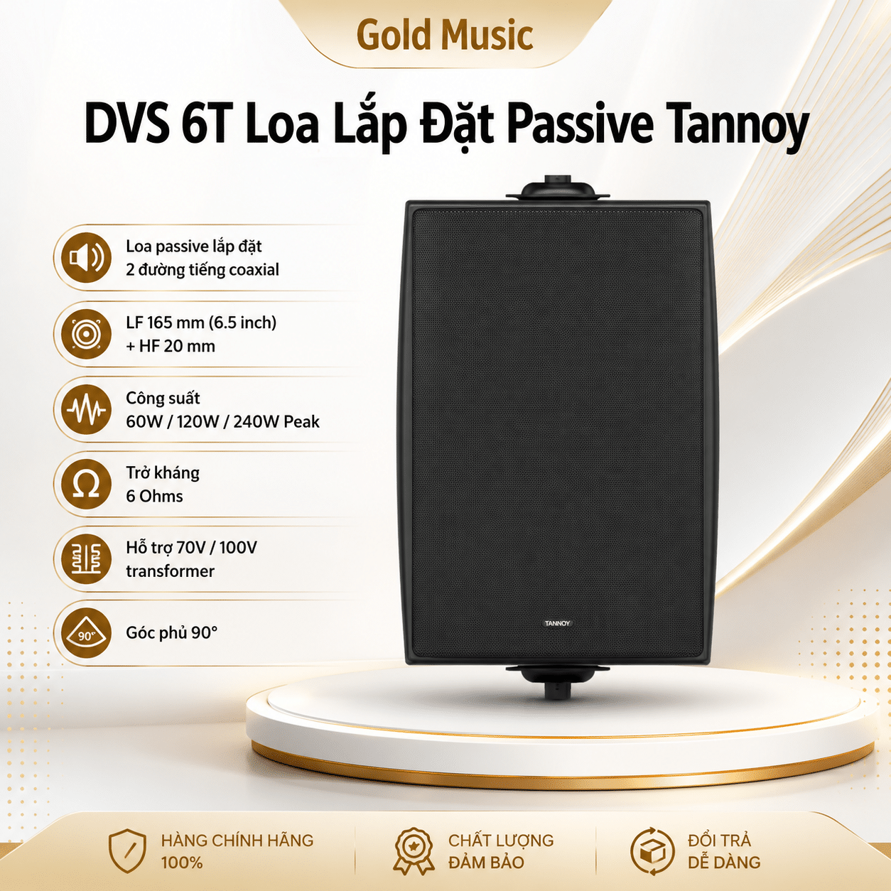 DVS 6T Loa Lắp Đặt Passive Tannoy dvs 6t loa lap dat passive tannoy