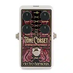 Pedal Compressor Analog Electro-Harmonix EHX Tone Corset Cho Guitar