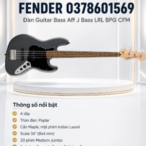 FENDER 0378601569 ĐÀN GUITAR BASS AFF J BASS LRL BPG CFM fender 0378601569 dan guitar bass aff j lrl bpg cfm