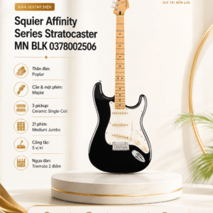 fender squier aff strat mn blk 0378002506
