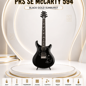 prs se mccarty 594 black gold sunburst