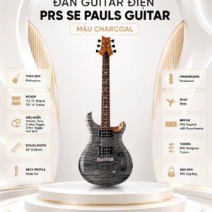 prs se pauls guitar charcoal 3