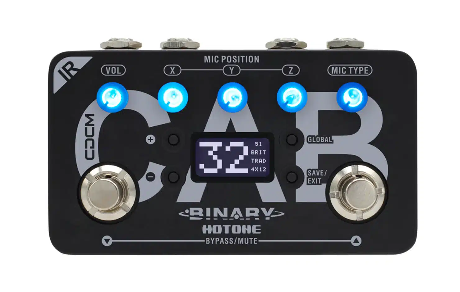 Pedal giả lập loa Hotone Binary IR Cab Simulator (Impulse Response) cho Guitar/Bass hotone binary ir
