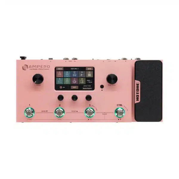 Hotone MP-100 Ampero Limited Pink pedal đa hiệu ứng amp modeler hotone mp 100 ampero limited pink 3