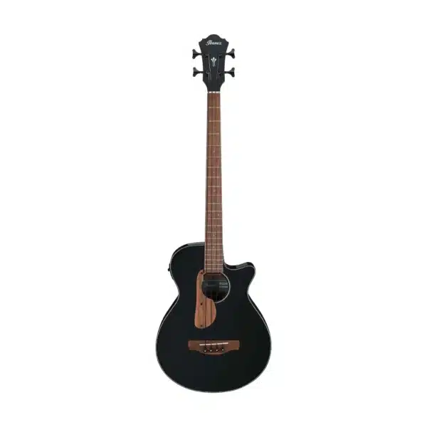 Ibanez AEGB24E-BKH bass acoustic 4 dây Black High Gloss, có EQ ibanez aegb24e bkh 3