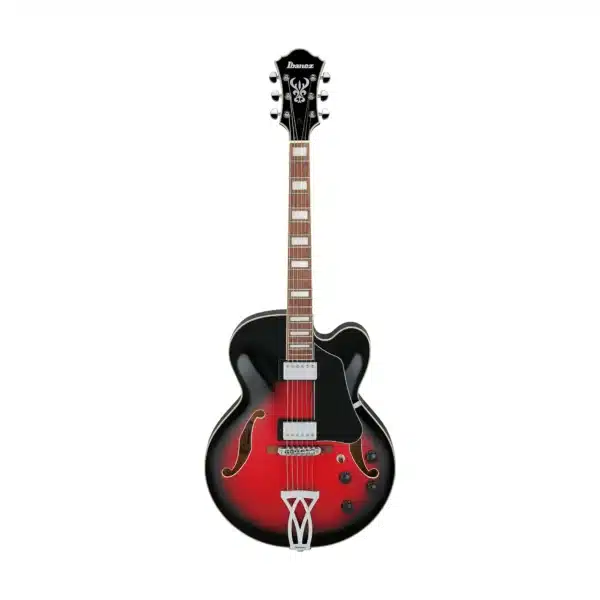 Đàn Guitar Điện Ibanez Artcore AF75 TRS Hollowbody màu Đỏ loang trong Transparent Red Sunburst ibanez af75 trs 3