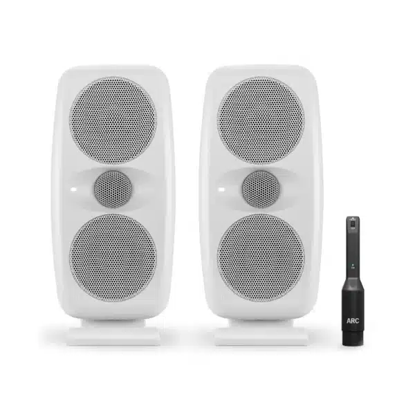 Cặp loa kiểm âm IK Multimedia iLoud MTM MKII powered studio monitor màu trắng ik iloud mtm mkii white 3