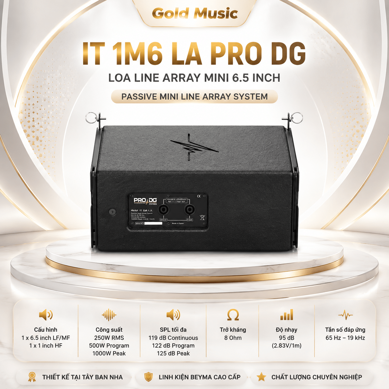 IT 1M6 LA PRO DG Loa Line Array Mini 6.5 Inch it 1m6 la pro dg loa line