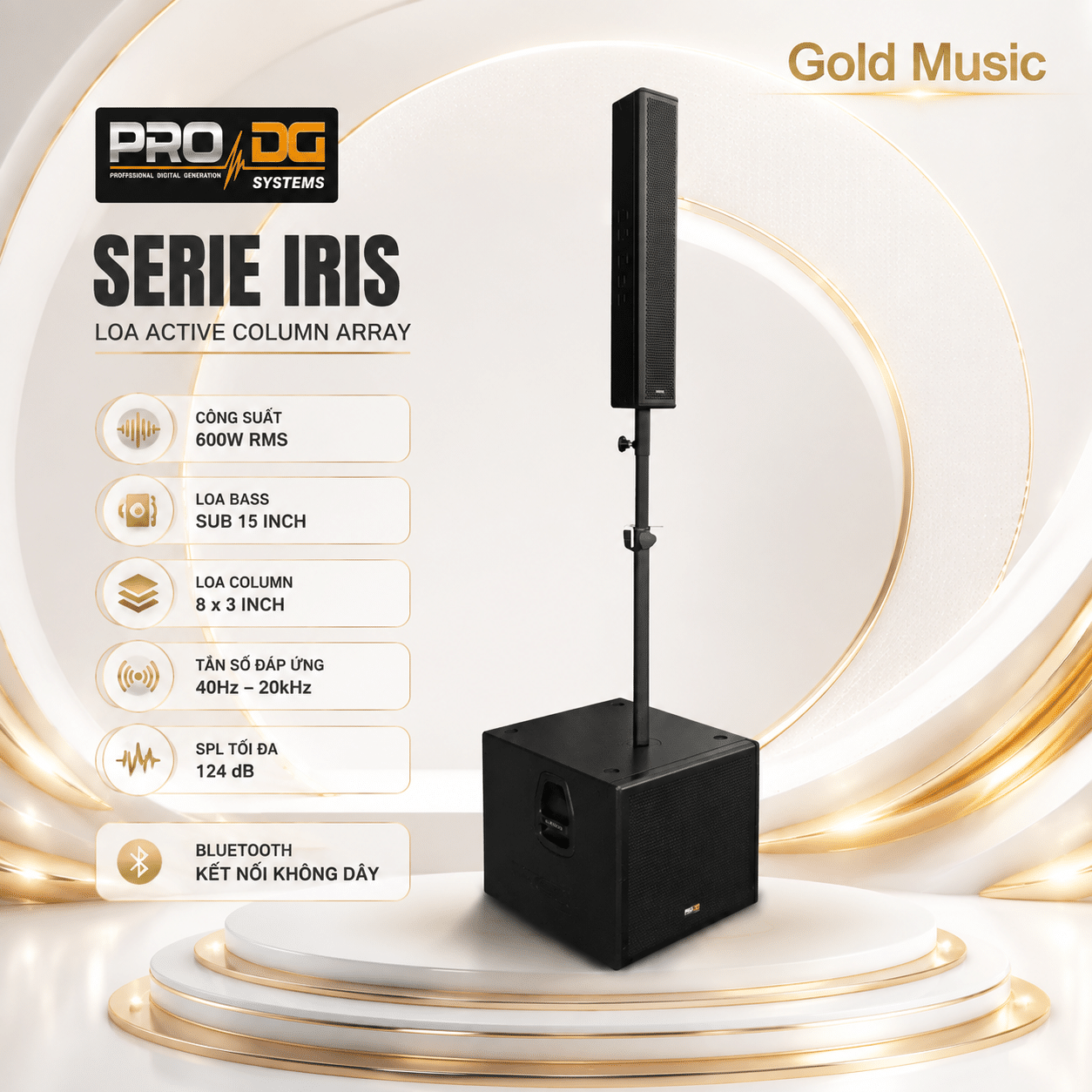 ITA 115 B PRO DG Loa Sub Điện 15 Inch Bluetooth TWS ita 115 b pro dg loa sub