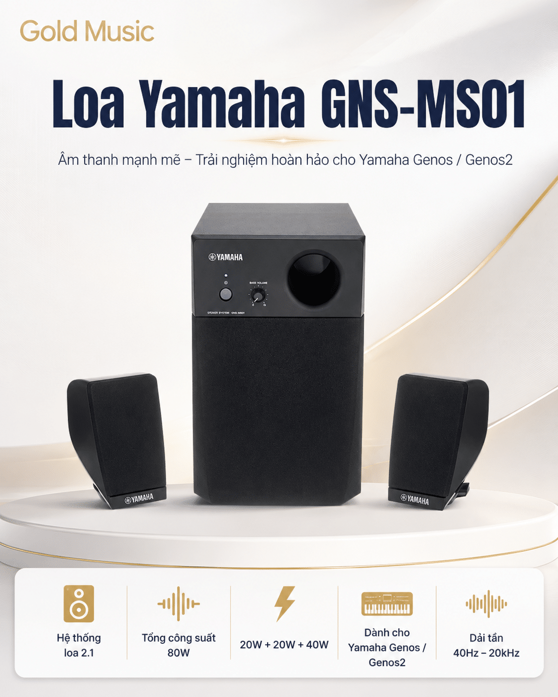 Loa Yamaha GNS-MS01 loa yamaha gns ms01