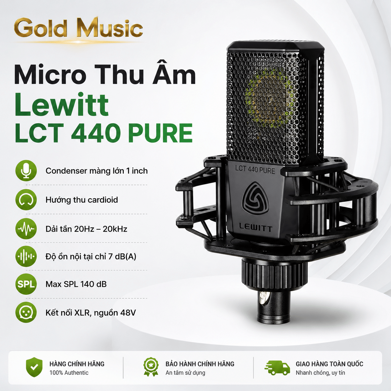 Micro Thu Âm Lewitt LCT-440Pure micro thu am lewitt lct 440pure