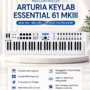 midi controller arturia keylab essential 61 mkiii