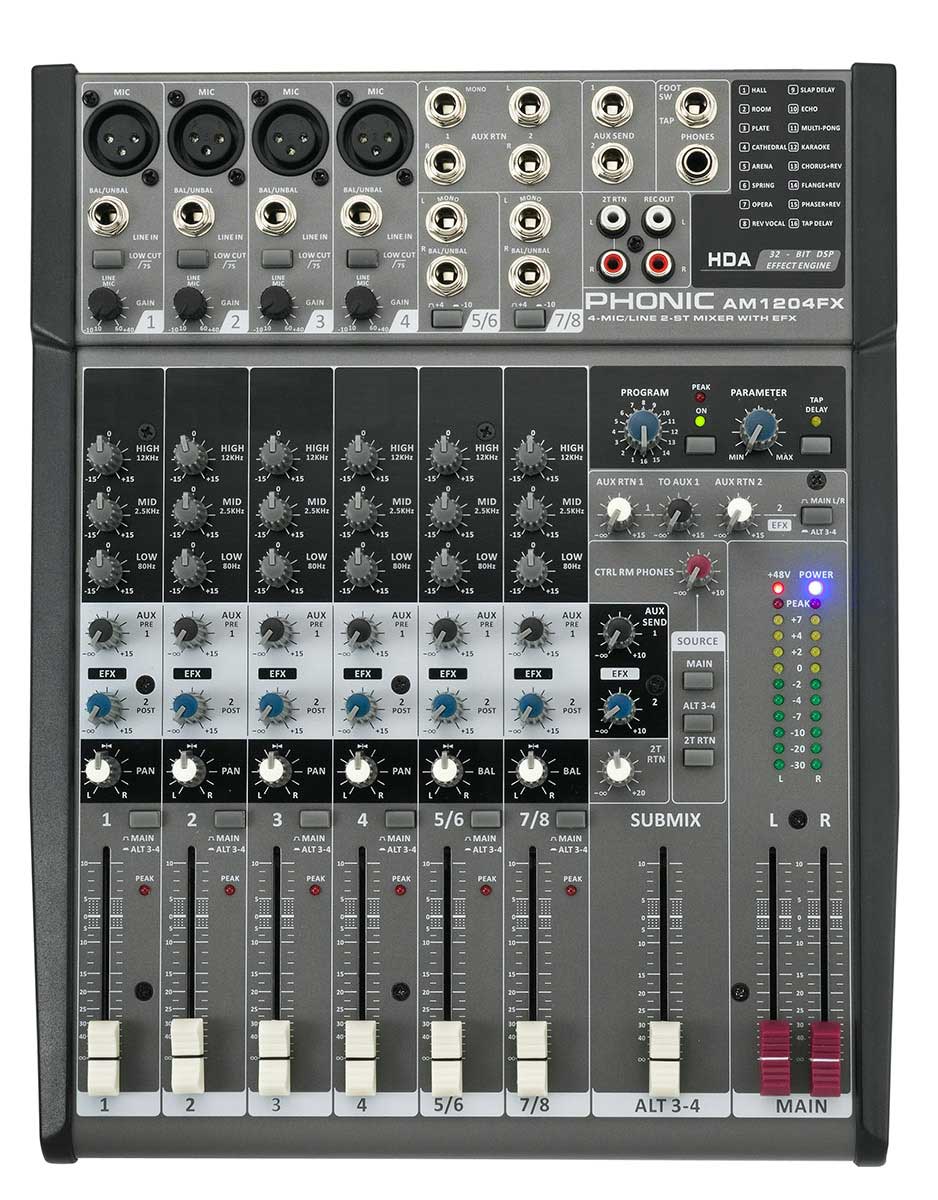 mixer phonic am1204fx 2