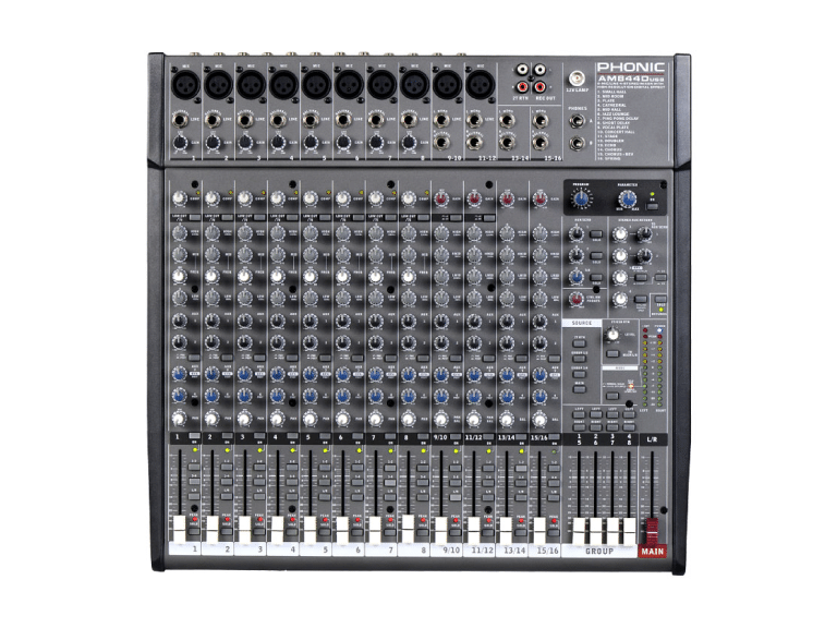 mixer phonic am844d usb 2