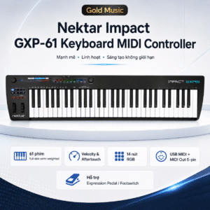 Nektar Impact GXP-61 Keyboard Midi Controller nektar impact gxp 61 keyboard midi