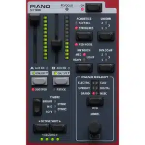 Đàn Stage Keyboard Nord Stage 4 Compact 73 phím Semi Weighted Waterfall nord stage 4 compact 73 1