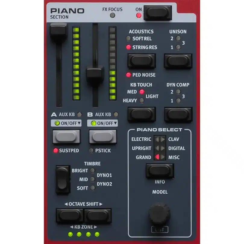 Đàn Stage Keyboard Nord Stage 4 Compact 73 phím Semi Weighted Waterfall nord stage 4 compact 73 1