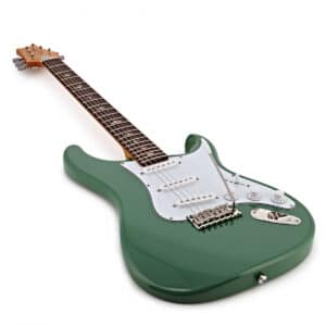 prs se silver sky ever green 3