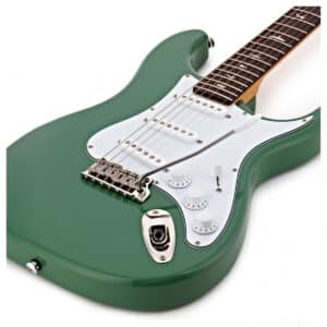 prs se silver sky ever green 5