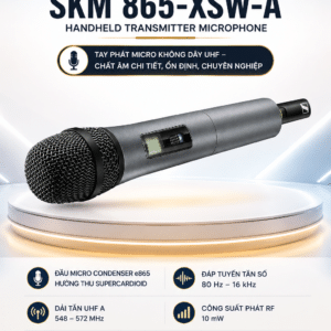 sennheiser skm 865 xsw a handheld transmitter