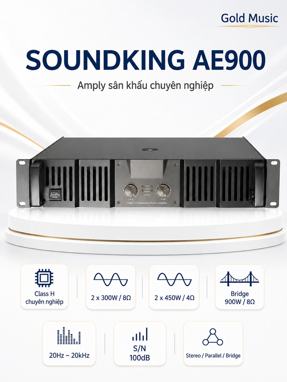 Soundking AE900 amply sân khấu chuyên nghiệp soundking ae900 ampli san khau