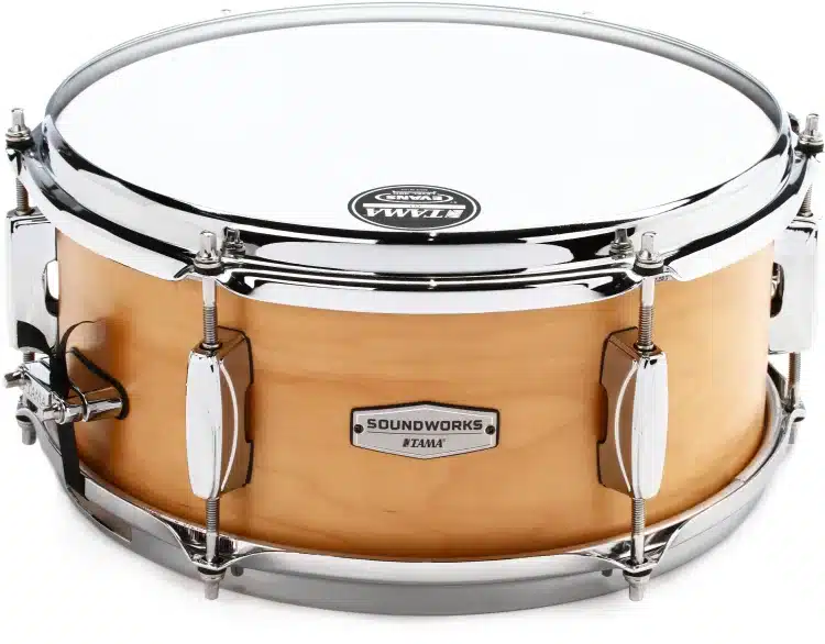 Trống Snare TAMA Soundworks Maple DMP1255-MVM 12x5.5 inch Gỗ Maple Vintage Mờ (Matte Vintage Maple) tama dmp1255 mvm 2