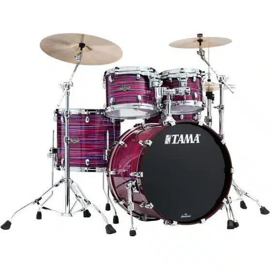 Bộ vỏ trống TAMA Starclassic Walnut Birch WBS42S-LPO 4 mảnh sơn bóng Lacquer Phantasm Oyster tama wbs42s lpo 1