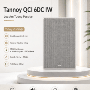 Tannoy QCI 6DC IW Loa Âm Tường Passive tannoy qci 6dc iw loa am tuong passive