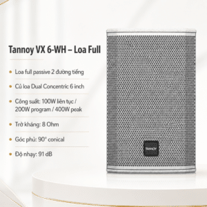 Tannoy VX 6-WH – Loa Full tannoy vx 6 wh loa full