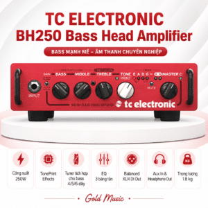 tc electronic bh250 bass head amplifiers