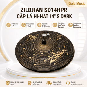 zildjian sd14hpr cap la hi hat 14 s dark