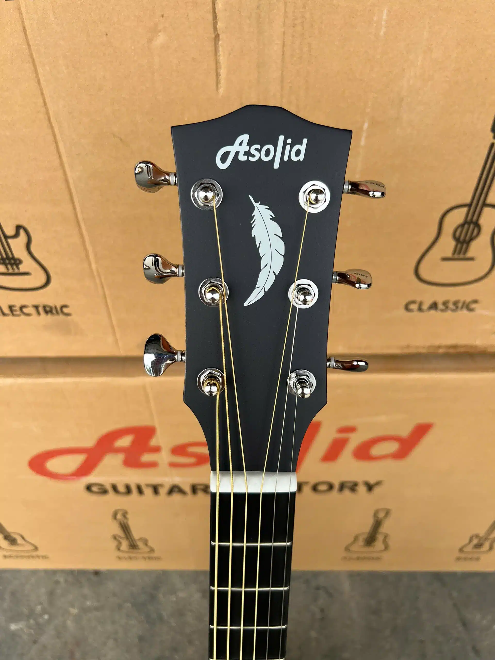 ASOLID 54CA Solidtop Đàn Guitar dáng khuyết asolid 54ca dan guitar 4
