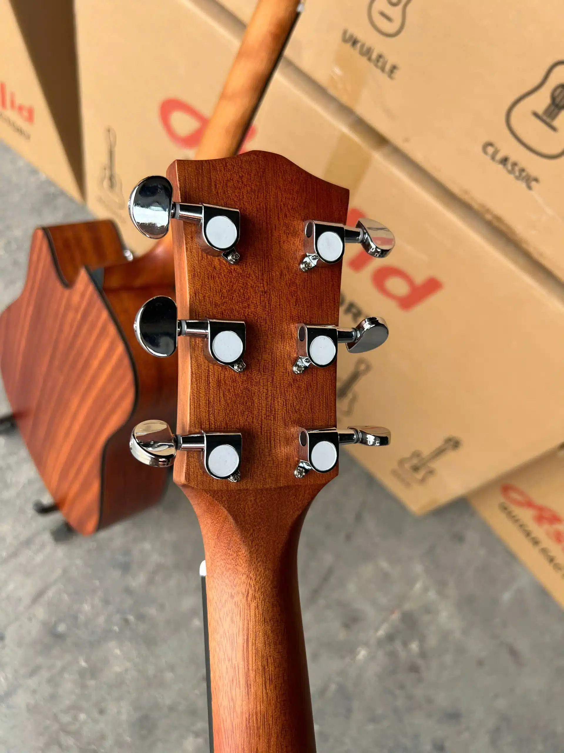 ASOLID 54CA Solidtop Đàn Guitar dáng khuyết asolid 54ca dan guitar 5