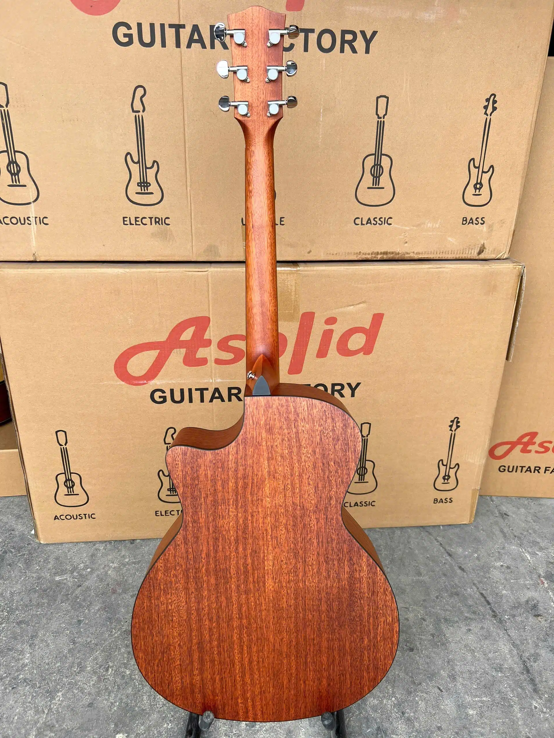 ASOLID 54CA Solidtop Đàn Guitar dáng khuyết asolid 54ca dan guitar