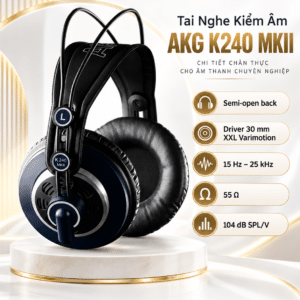 tai nghe kiem am akg k240mkii semi open back 2