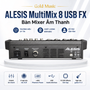 alesis multimix 8 usb fx ban mixer am thanh