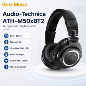 audio technica ath m50xbt2 tai nghe kiem am bluetooth