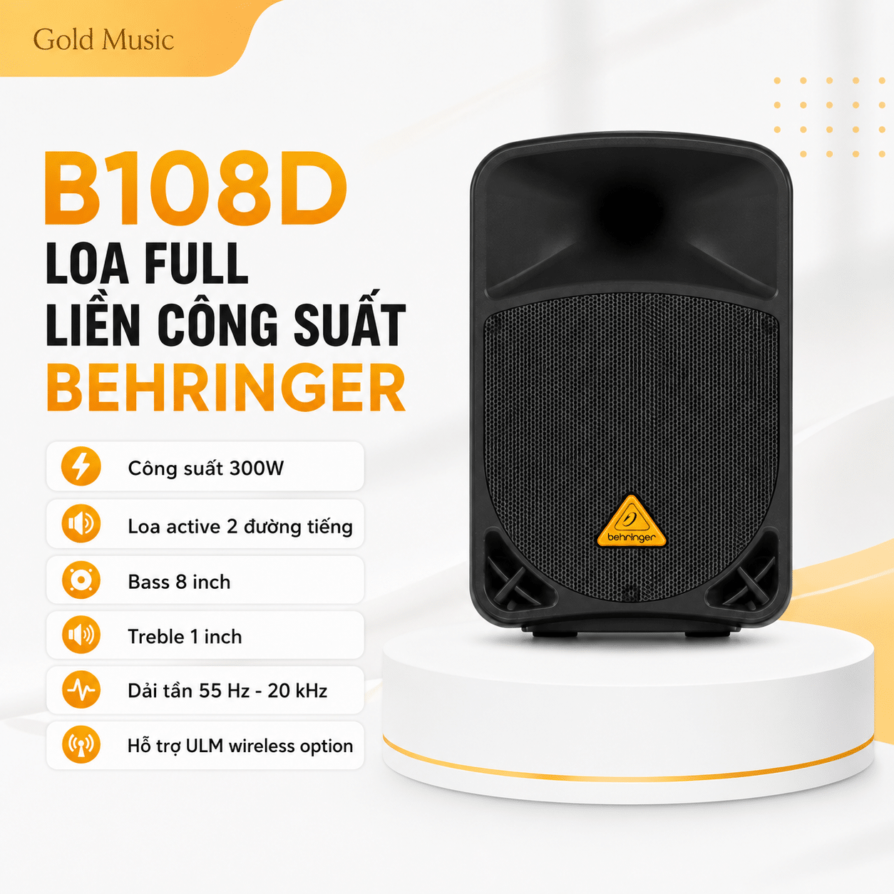 B108D Loa Full Liền Công Suất Behringer b108d loa full lien cong suat behringer