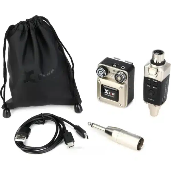 bo thu phat khong day xvive u45 1 phat 1 thu wireless 5 8ghz cho tai nghe kiem am 2