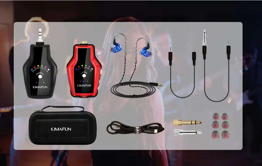 bo thu phat tai nghe kiem am monitoring kimafun km g150 3 khong day wireless iem in ear 1 bo thu phat tai nghe kiem am monitoring kimafun km g150 3 khong day wireless iem in ear 1