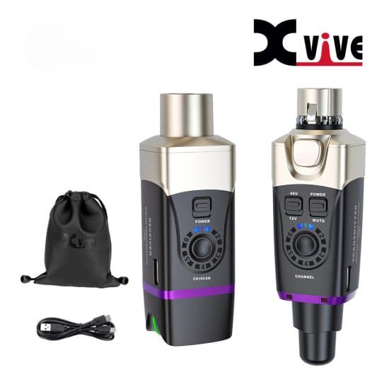 bo thu phat xvive u35c 5 8ghz phantom 12 48v wireless system cho micro condenser khong day