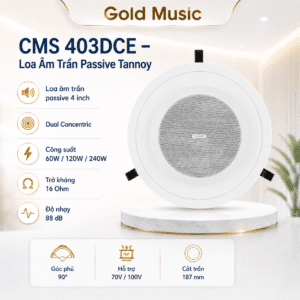 cms 403dce loa am tran passive tannoy