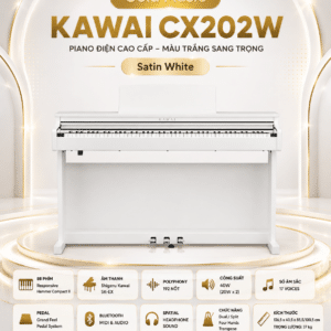 Kawai CX202W piano điện màu trắng sang trọng