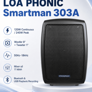 loa phonic smartman 303a