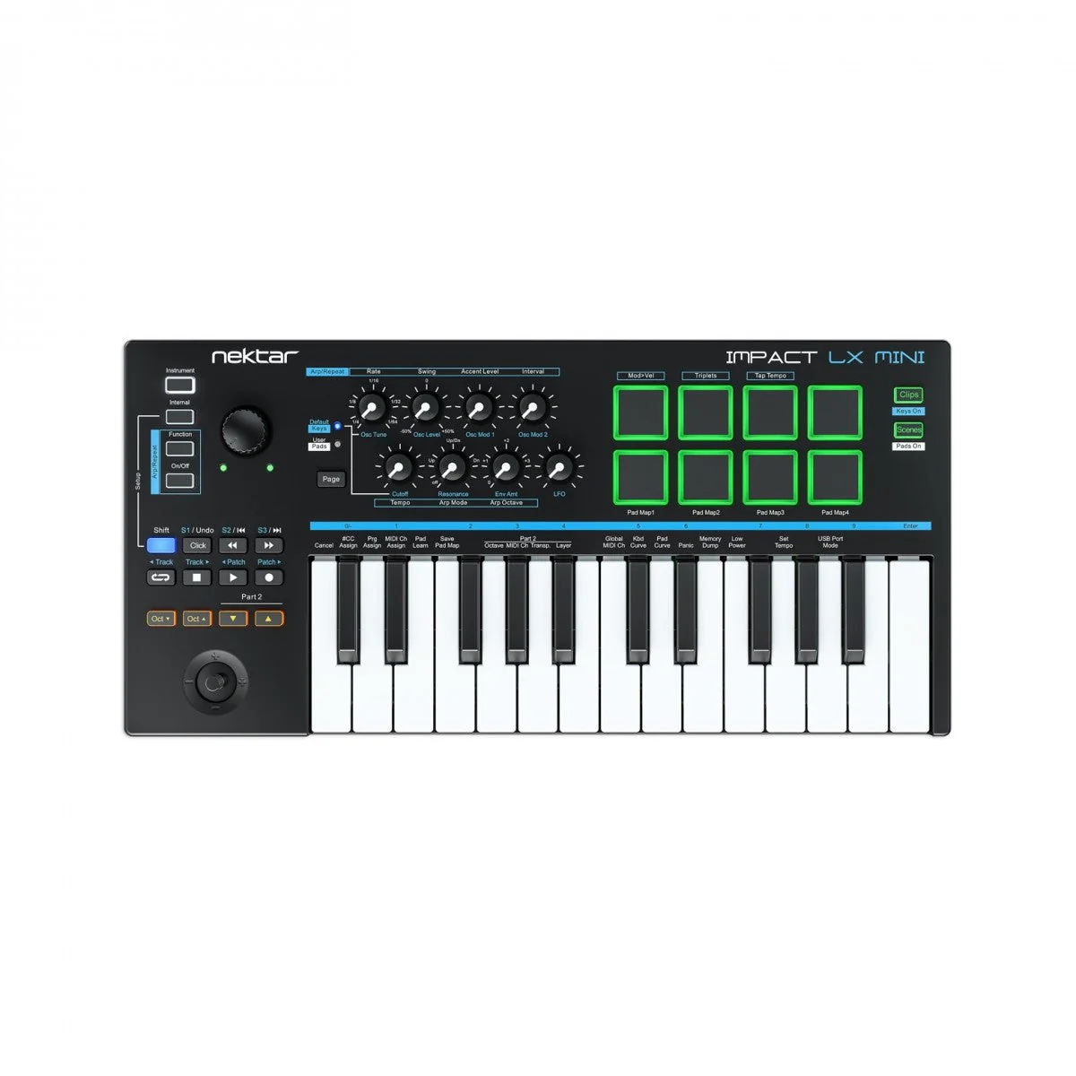 nektar impact lx mini keyboard midi controller 2 nektar impact lx mini keyboard midi controller 2