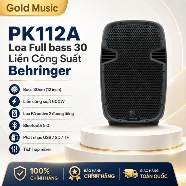 PK112A Loa Full bass 30 Liền Công Suất Behringer pk112a loa full bass 30 lien cong suat behringer