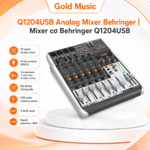 q1204usb analog mixer behringer