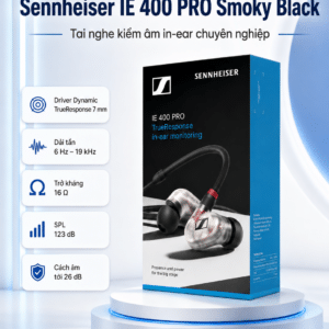 sennheiser ie 400 pro smoky black tai nghe kiem am 1